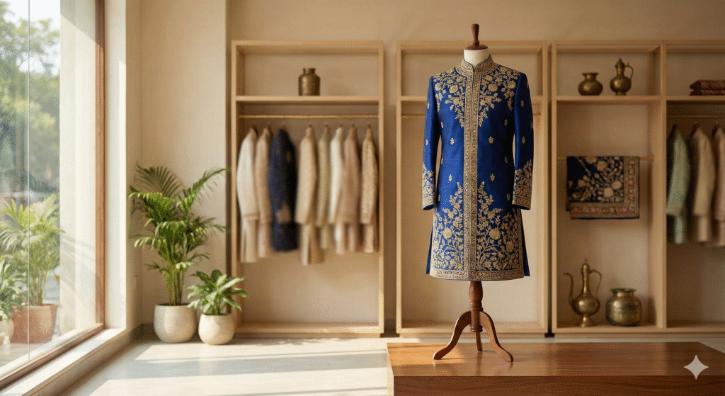 Best Wedding Sherwani for Grooms in Almora – The Ultimate 2025 Groom Style Guide by WedBlaz