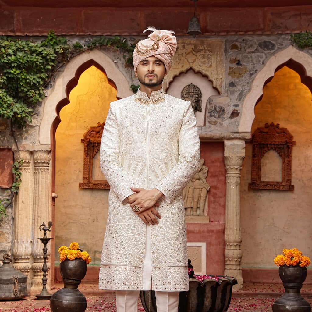best wedding sherwani for grooms in Almora
