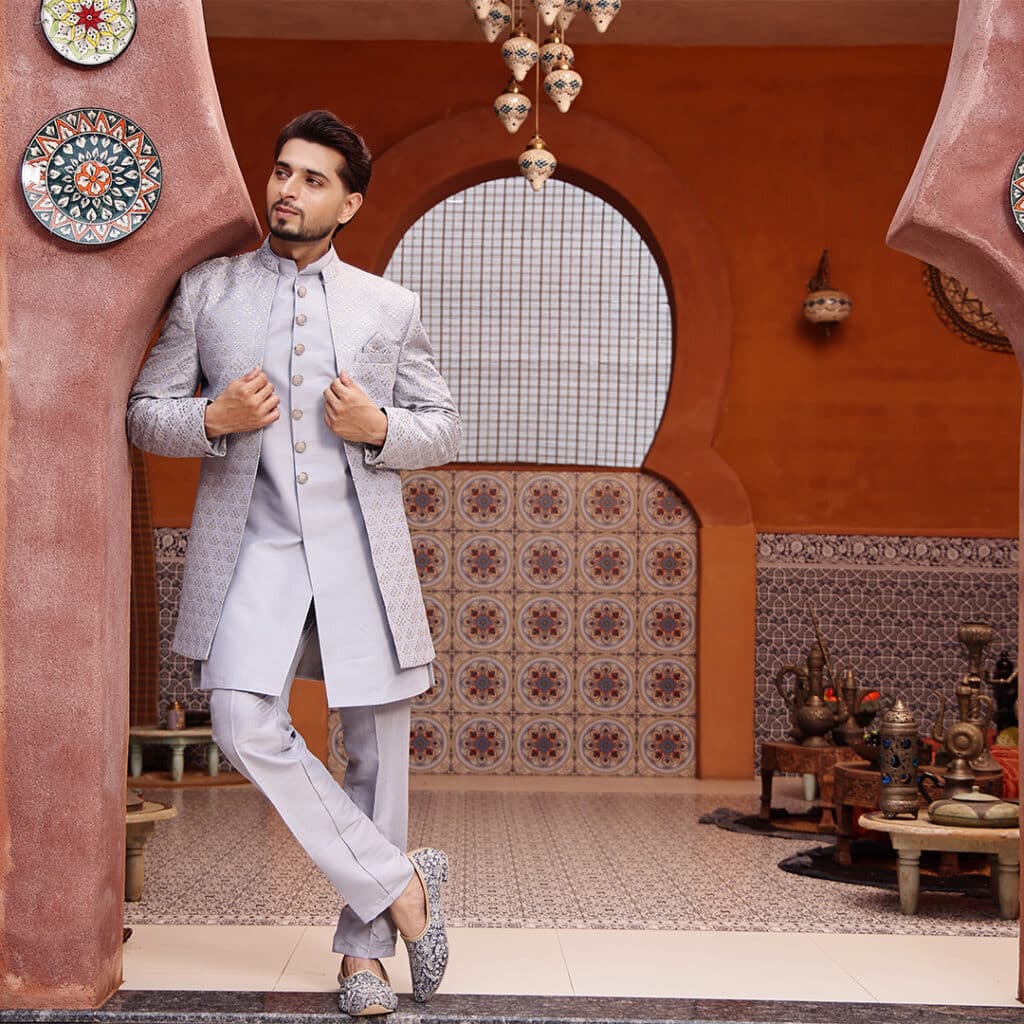 Indo Western Sherwani In Haldwani at Wedblaz – Where Tradition Meets Modern Royalty