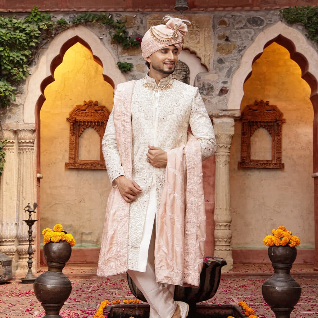 Designer Wedding Sherwani for Groom in Haldwani at Wedblaz – A Complete Style Guide for Your Big Day